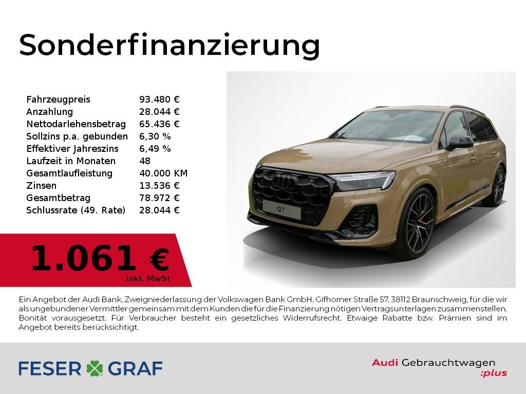 Audi Q7 SUV S line 60 TFSI e quattro 360(490) kW(PS)