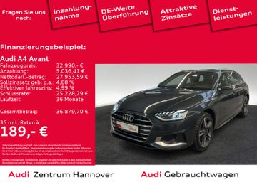 Audi Leasingangebot: Audi A4 Avant advanced 50 TDI quattro Matrix Head-Up