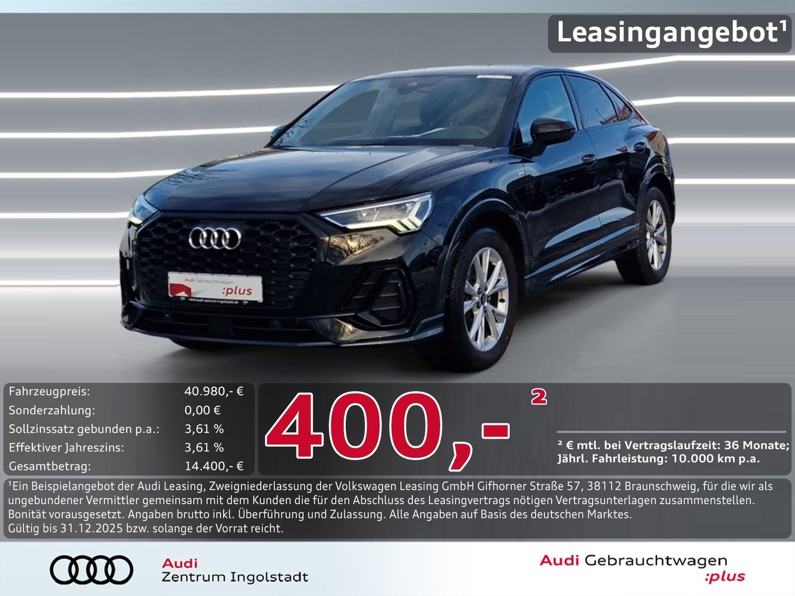 Audi Q3 Sportback 35 TDI S line NAVI+ LED AHK KAM.