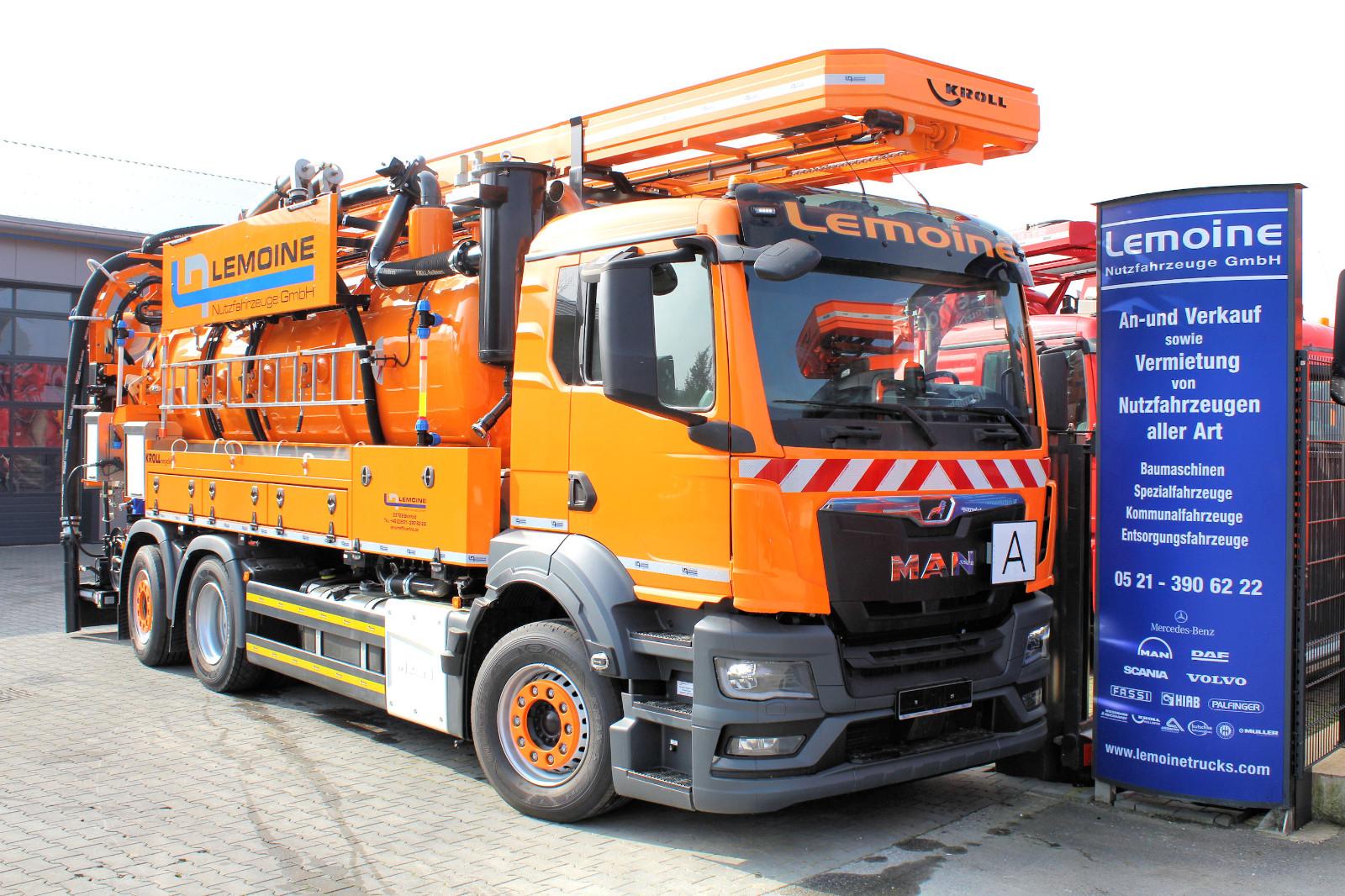 MAN TGS 26.480 6x2 Kroll 13m³ WRG Wasserrückgewinner