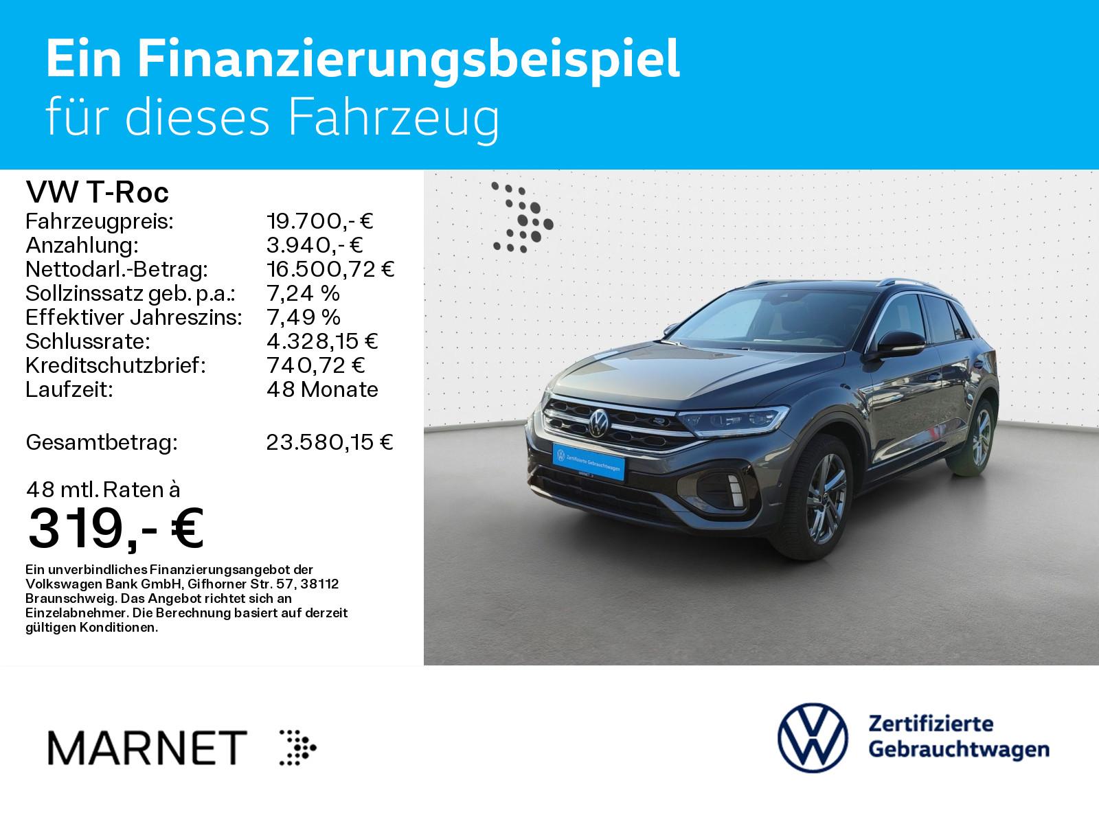 Volkswagen T-Roc 1.0 TSI R-Line *Navi*Kamera*SHZ*LED+*Sport