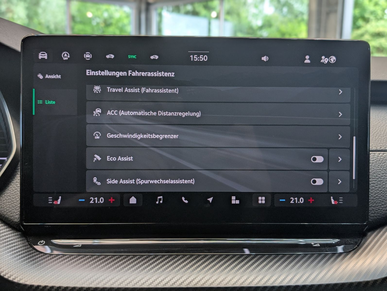 Fahrzeugabbildung SKODA Octavia 2.0 TDI Sportline Matrix Canton AHK 5J.G