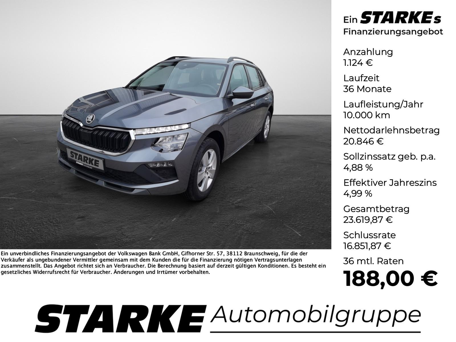 Skoda Kamiq 1.0 TSI DSG Selection  LED Kamera PDC LM T