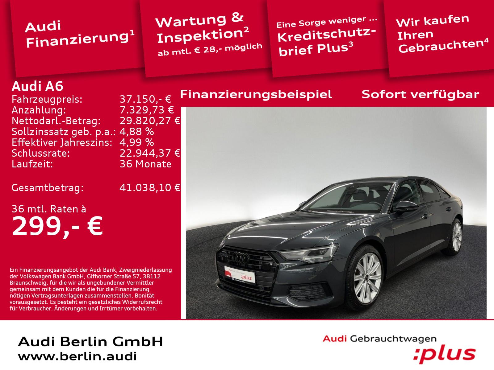 Audi A6 design 45 TFSI qu.S tr. LEDER RFK NAVI VIRTUA