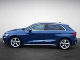 Audi A3 Sportback 30 TFSI S tronic S line NaviPlus Le - mit Benzin-Antrieb: Blau, mit Navigationssystem, mit Klimaanlage