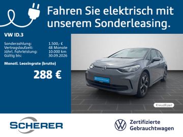 Volkswagen Leasingangebot: Volkswagen ID.3 PRO ELECTRIC SOH 95% LED NAVI REAR VIEW ACC