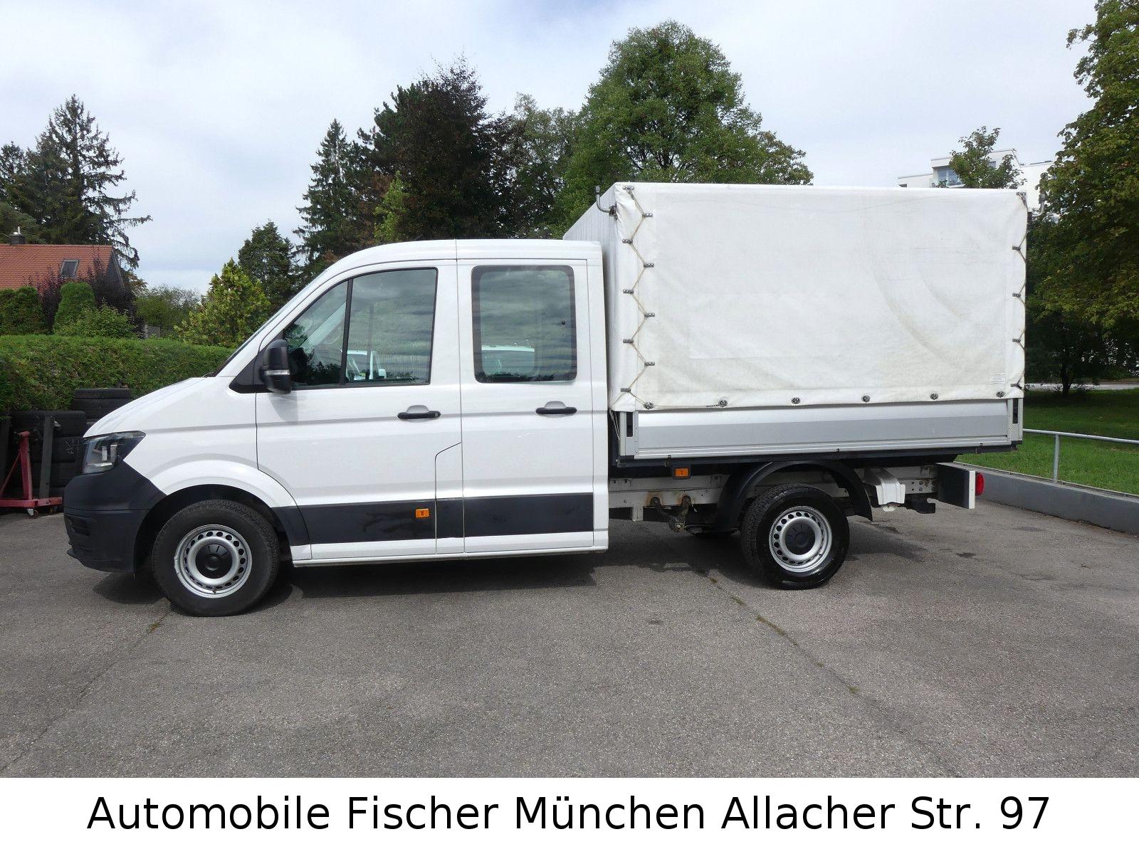 Volkswagen Crafter 35 Pritsche Plane DOKA L2 AHK 3,0t
