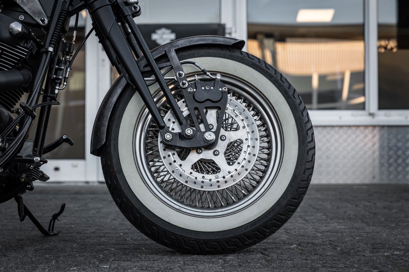 Fahrzeugabbildung Harley-Davidson Softail FAT BOY FLSTF - CUSTOM UMBAU - VERGASER