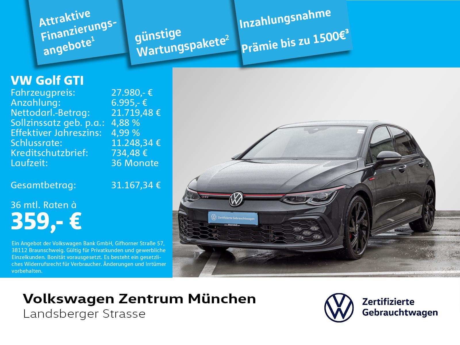 Volkswagen Golf VIII GTI 2.0 TSI ACC IQ.Light Navi RearView