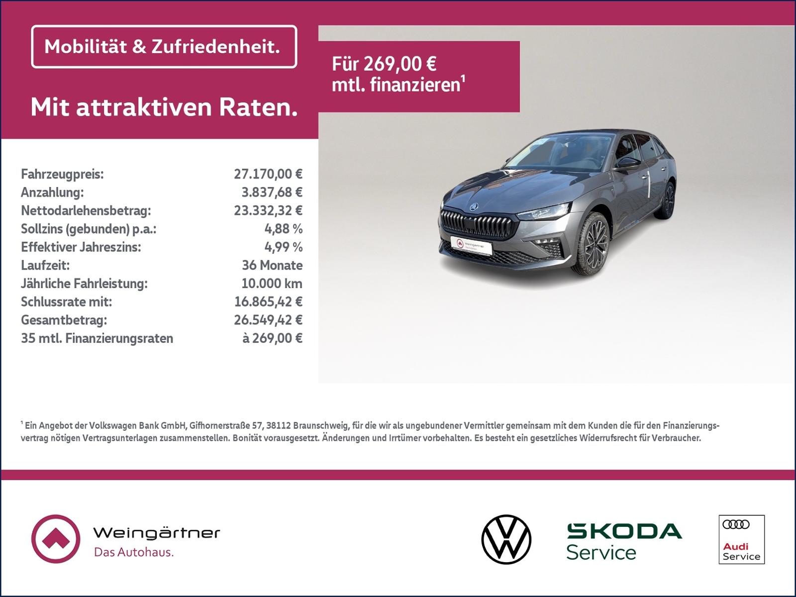 Skoda Scala Drive, 1.0 TSI Travel Assist, pACC, Matrix