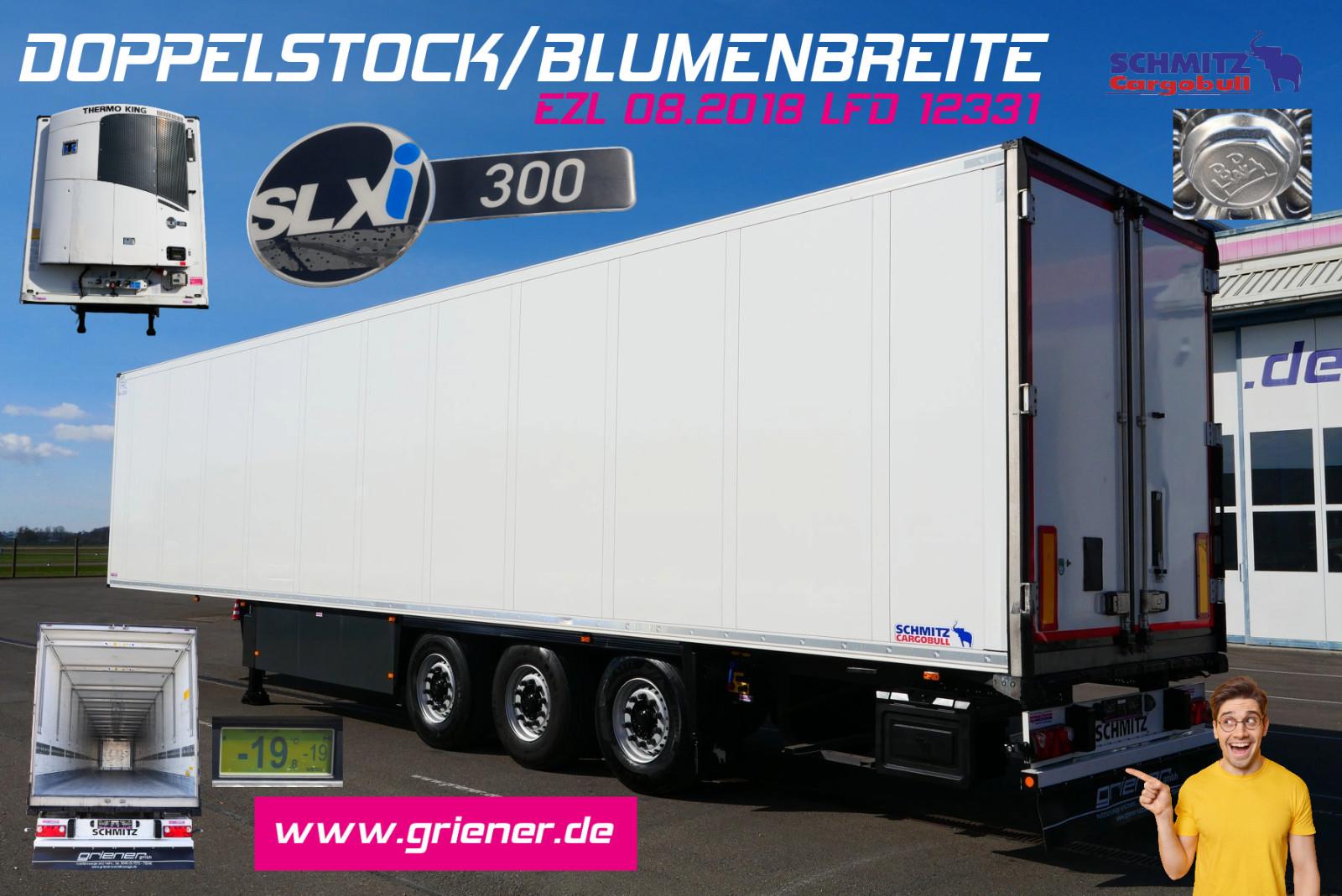 Schmitz Cargobull SKO 24/TK SLXi300/DOPPELSTOCK /BLUMEN / BPW