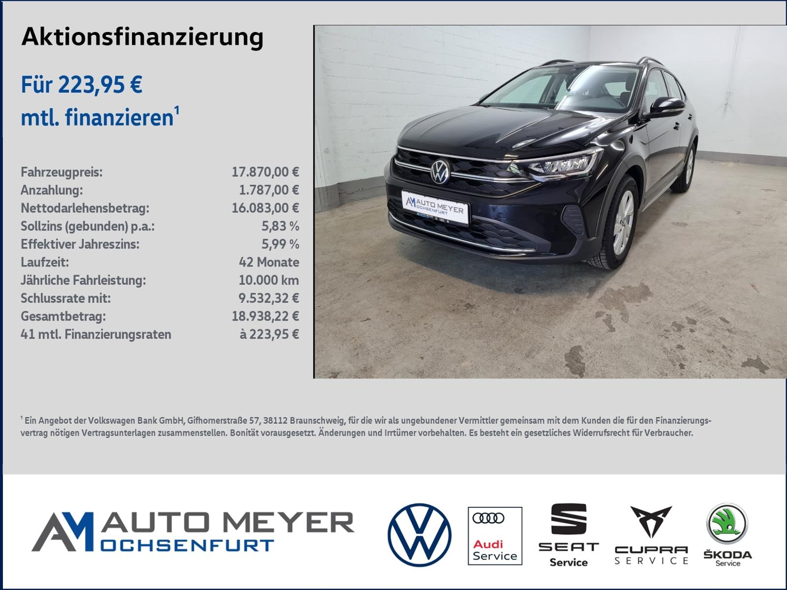 Volkswagen Taigo 1.0 TSI Life LED PDC Travel Assist