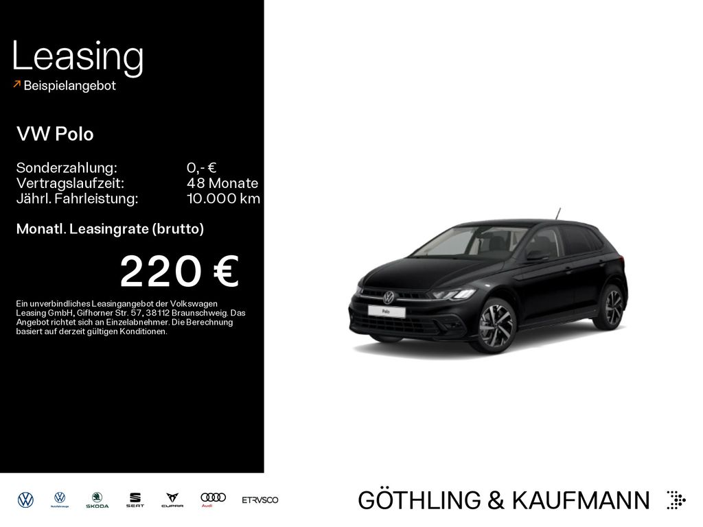 Polo Life 1.0 TSI DSG* NAVI*AHK*PANO*LED*SHZ*