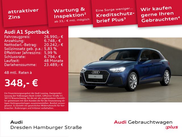 Audi A1 Sportback Advanced 25 TFSI 70(95) kW(PS) S tr