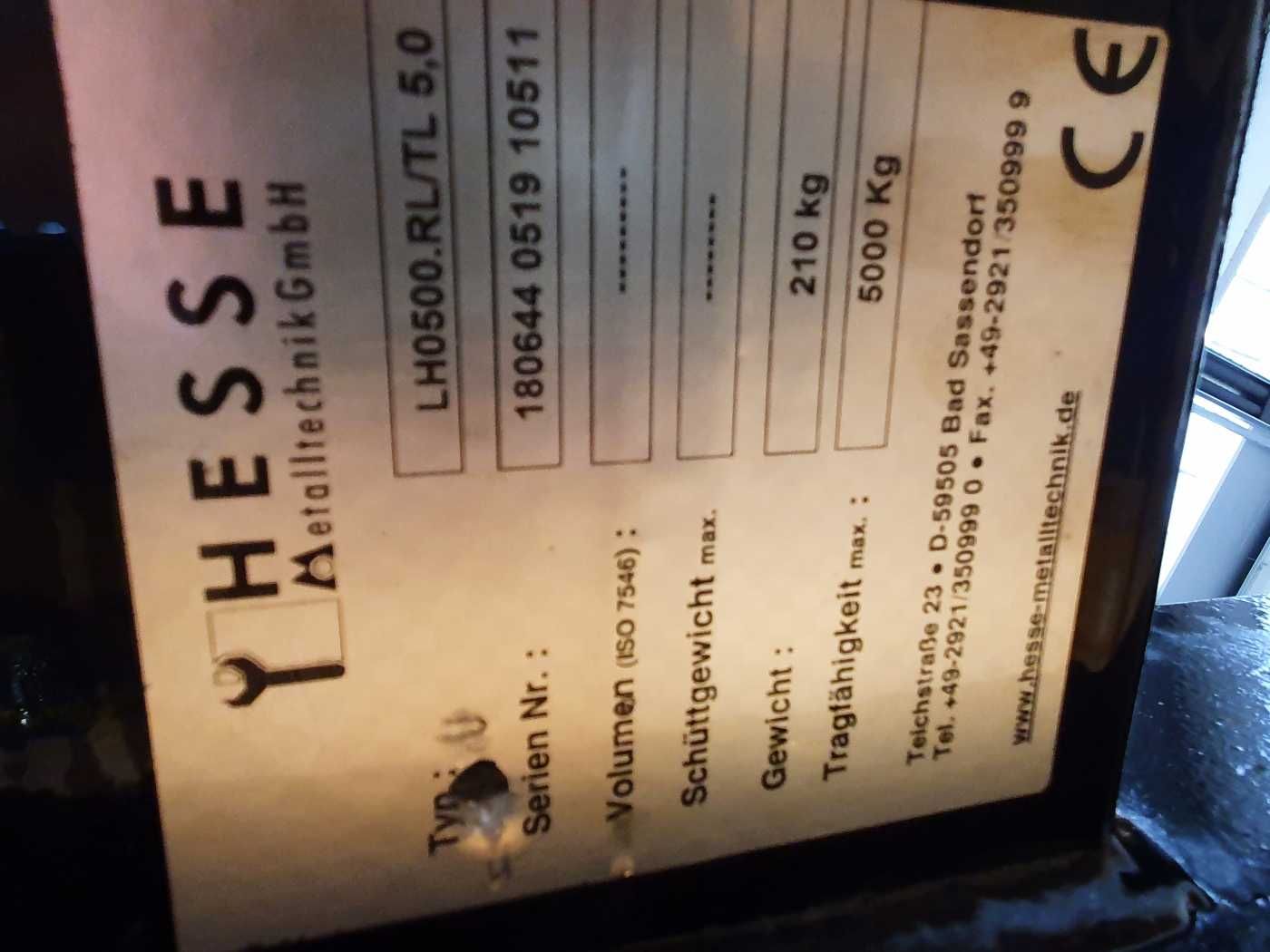 Fahrzeugabbildung Andere Hesse Lasthaken / 5 Tonnen / LH0500 / DEMO