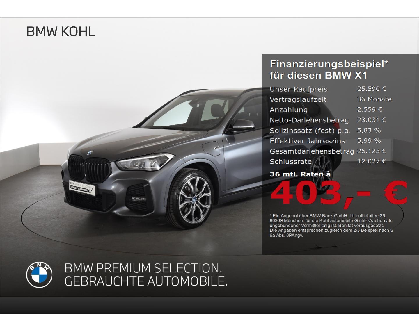 BMW X1 xdrive 25e M Sport Lichtpaket LED-Scheinwerfe