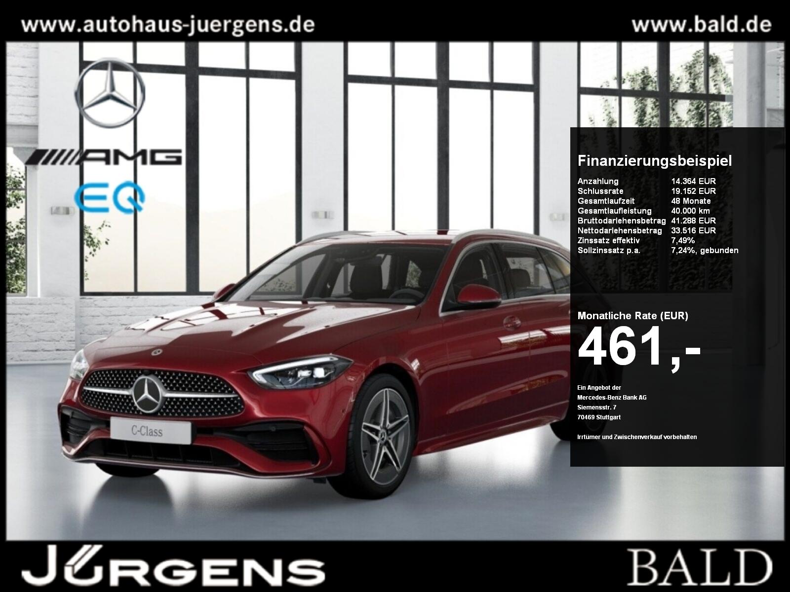 Mercedes-Benz C 300 d T AMG-Sport/Distr/Memo/Ambiente/LED/Cam