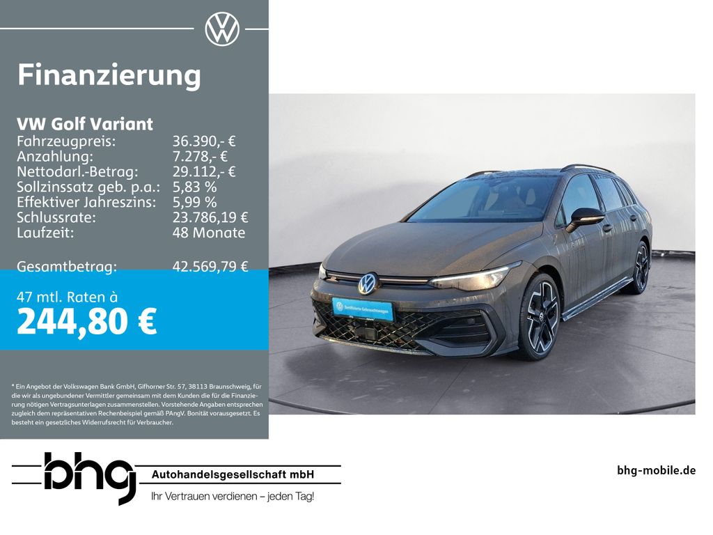 Golf Variant 2.0 TDI DSG R-Line AHK Kamera HUD