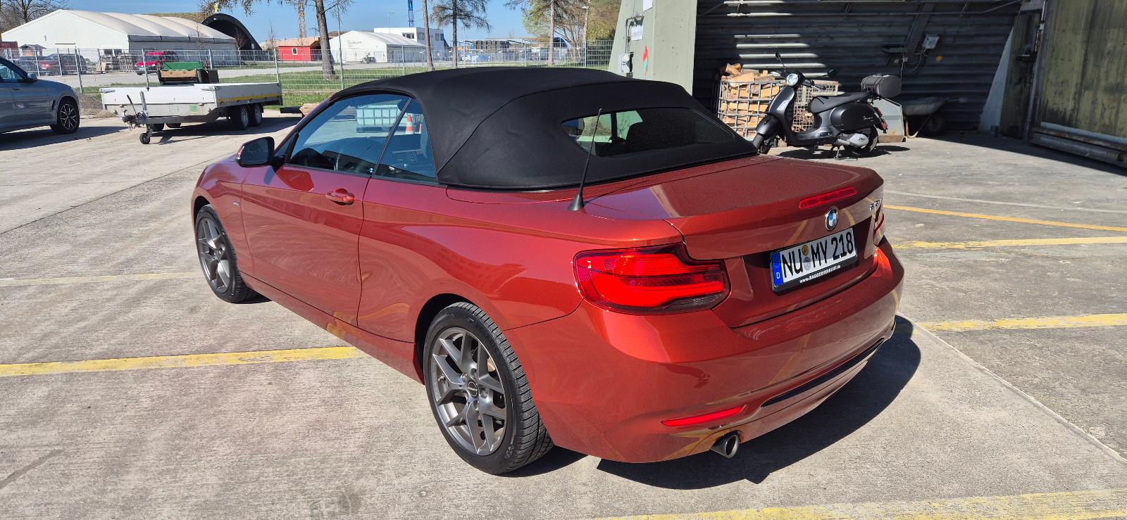 BMW 218 2 Cabrio 218 d Sport Line, AHK, HarmanKardon