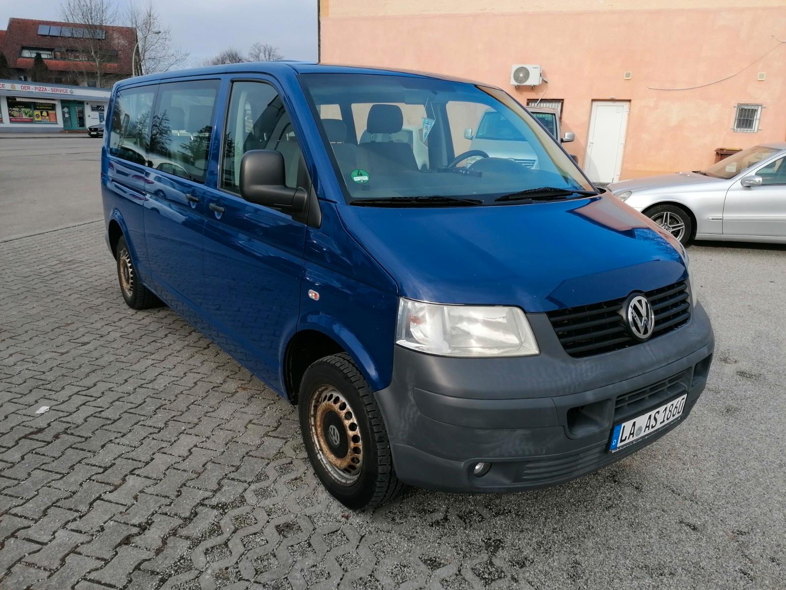 Volkswagen T5  Kombi lang 8 Sitze Klima AHK Motorprobleme