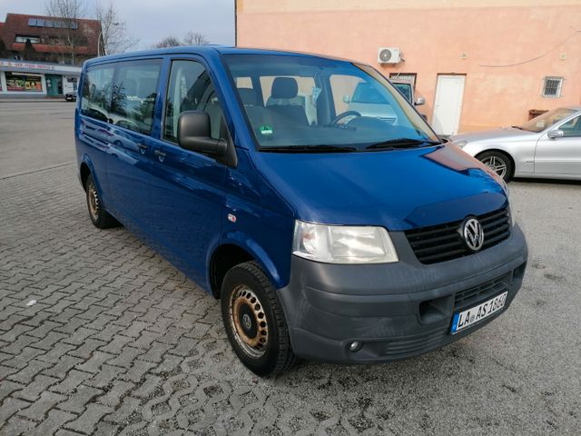 Volkswagen T5  Kombi lang 96 Kw 8 Sitze Klima AHK ZV Mwst.