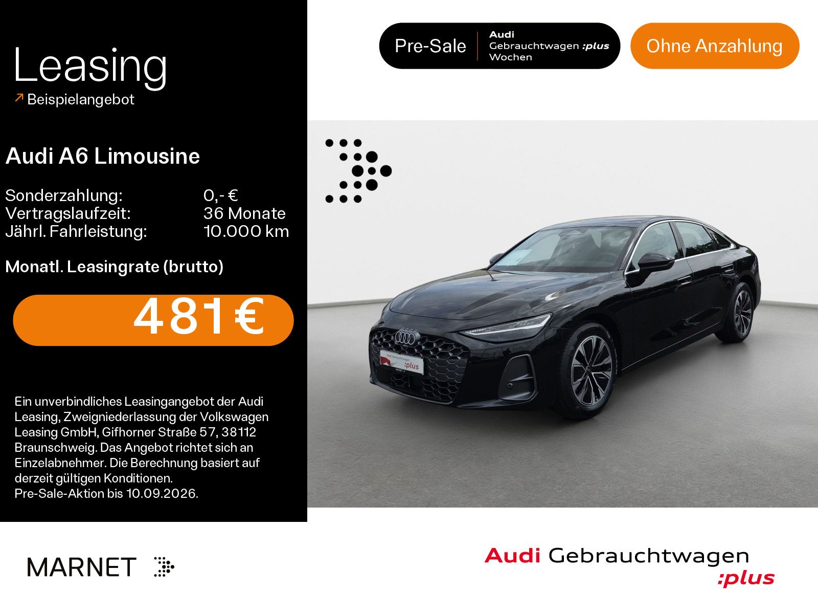 Audi A6 Limousine TDI*Navi*LED*Virtual*Audi Connect*K