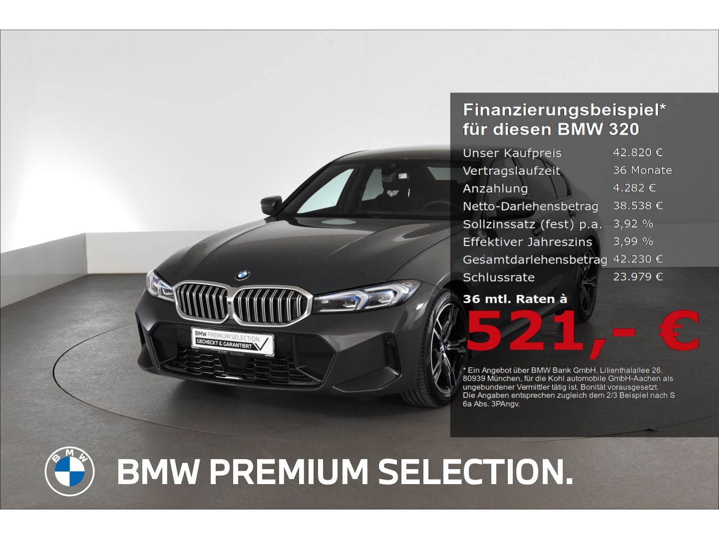 BMW 320 i xDrive Limousine M Sport Anhängerkupplung foto 1