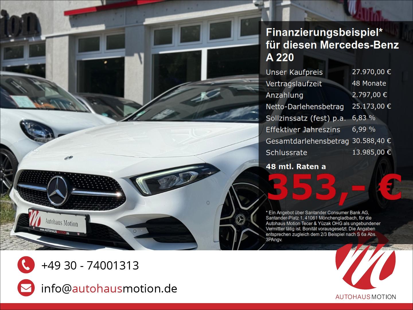 Mercedes-Benz A 220 d 4Matic AMG Pano Navi Kamera Apple CarPla