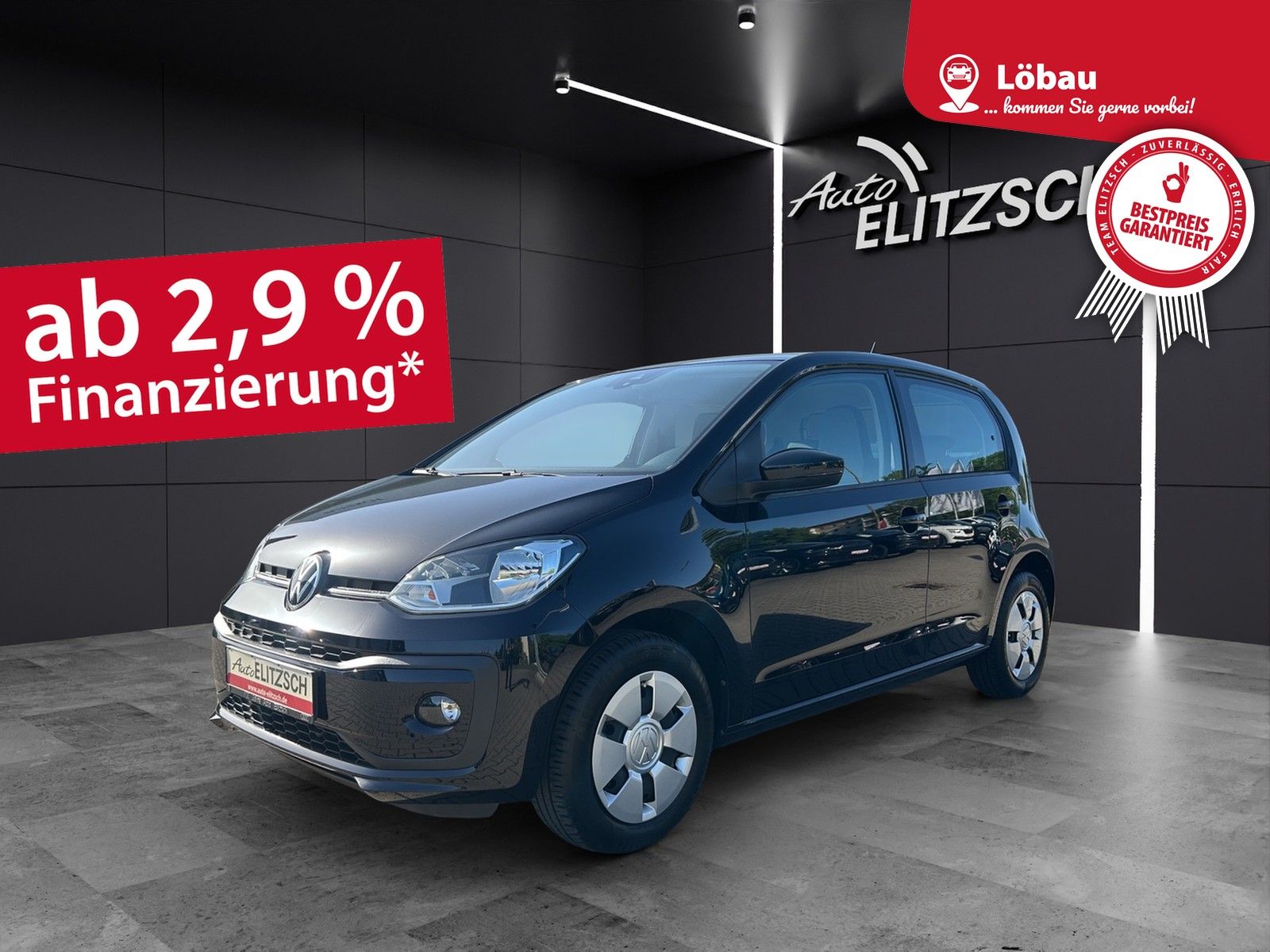 Fahrzeugabbildung Volkswagen up! Klima SHZ GRA RFK maps+more