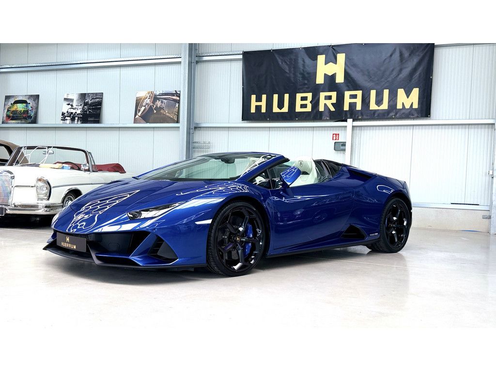 Lamborghini Huracan EVO Spyder AWD Blu Sideris Lift Kamera foto 2