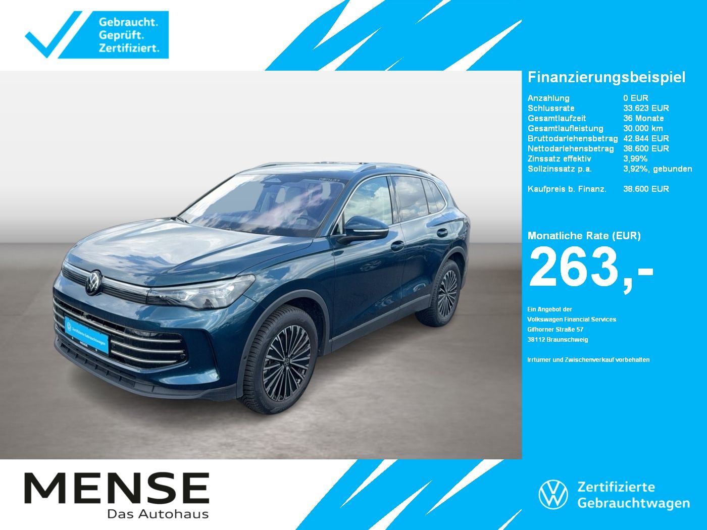 Volkswagen Tiguan 2.0 TDI DSG Elegance IQ.Light|Matrix|h/k