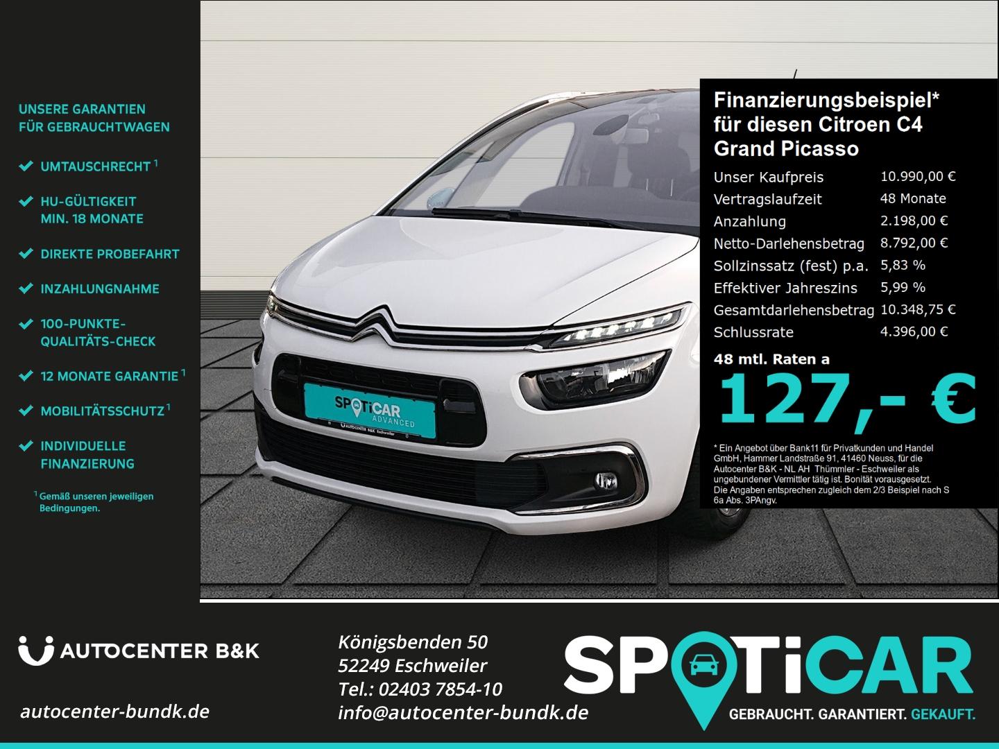 Citroën Grand C4 Picasso PureTech 130 SELECTION Navi AHK