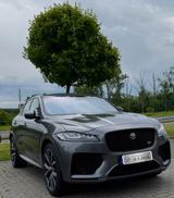 Jaguar F-Pace SVR 5.0 V8, 1.Hand, Ammonite Grey  - Jaguar F-Pace: Svr