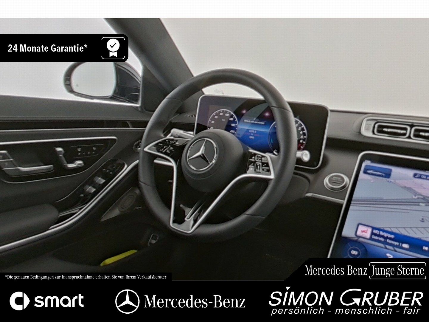 Fahrzeugabbildung Mercedes-Benz S 580 e 4M lang Pano Burm Ambi Airmatic Guard360
