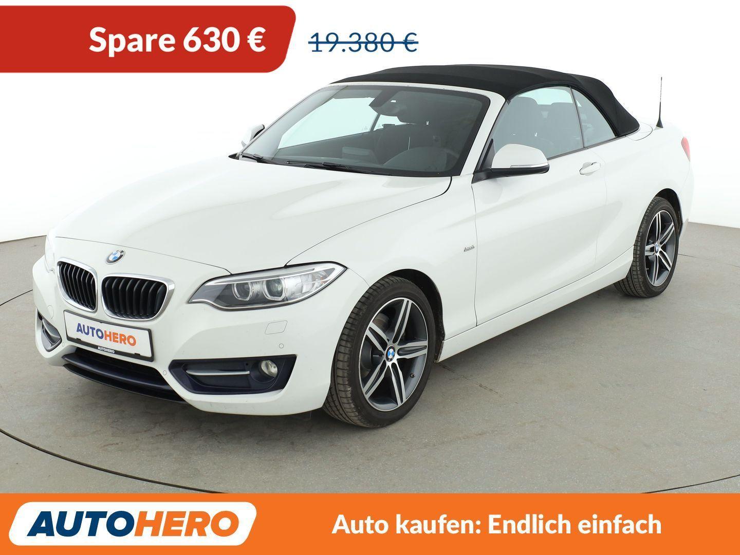 BMW 220i Sport Line Aut.*NAVI*BI-XENON*TEMPO*PDC