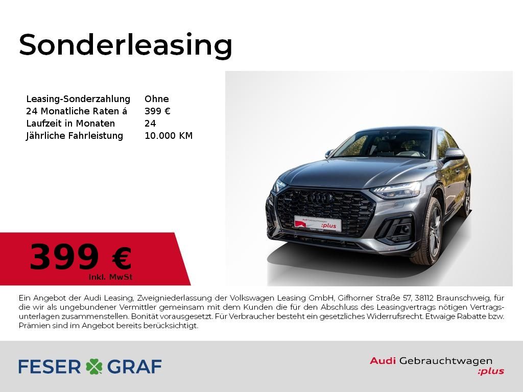 Abbildung Leasingangebot Audi Q5 SB 50TDI S line Matrix/Navi+/HuD/ACC/AHK/Kame