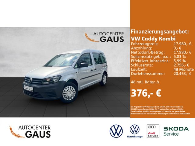 Caddy Kombi 5-Sitzer 2,0 l 75 kW TDI EU6 SCR Blu