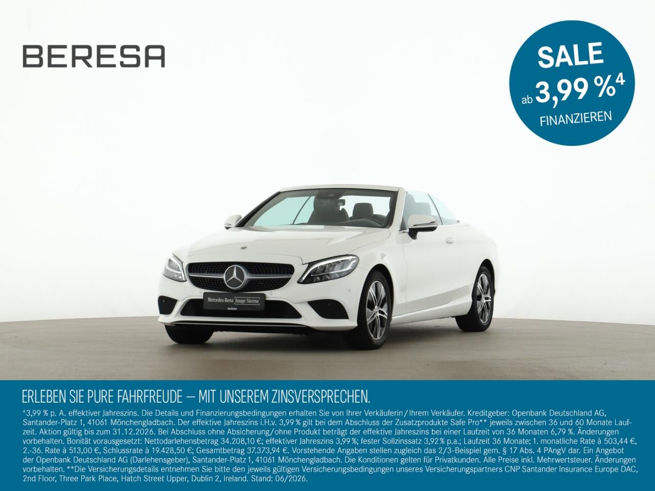 Mercedes-Benz C 220 d 4M Cabrio Comand Kamera LED Memory Navi