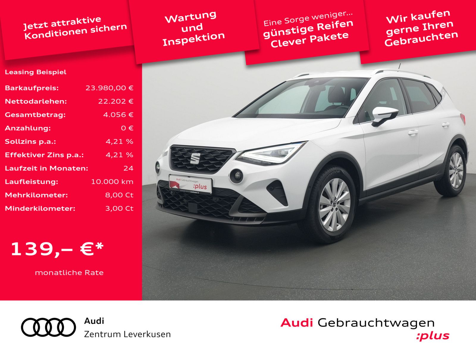 Seat Arona FR ACC NAVI KAM LED SHZ