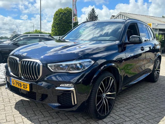 BMW X5 M50 M50D 2019 Zwart panorama dach AHK M-pack