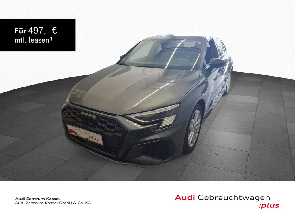 Abbildung Leasingangebot Audi A3 SB 45 TFSIe S line Matrix B&O HuD AHK Carplay
