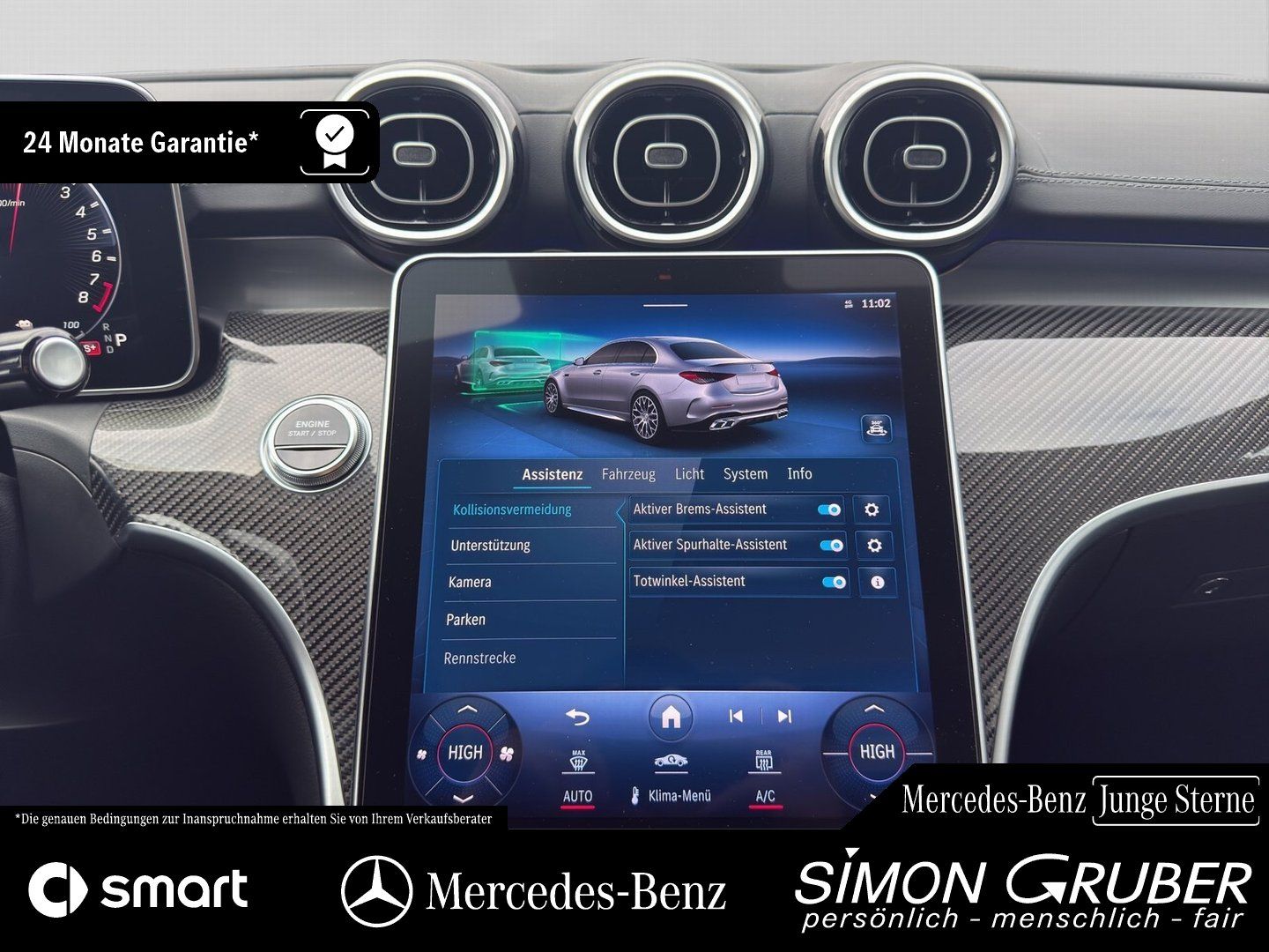 Fahrzeugabbildung Mercedes-Benz C 63 SE Perfo AMG Night Drivers Pano 360 Burm