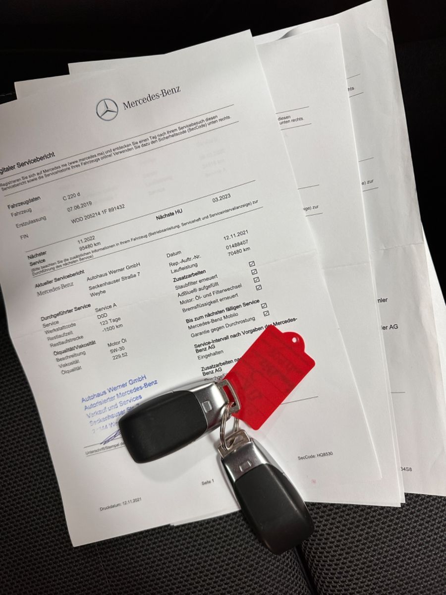 Fahrzeugabbildung Mercedes-Benz C 220 C -Klasse T-Modell Avantgarde