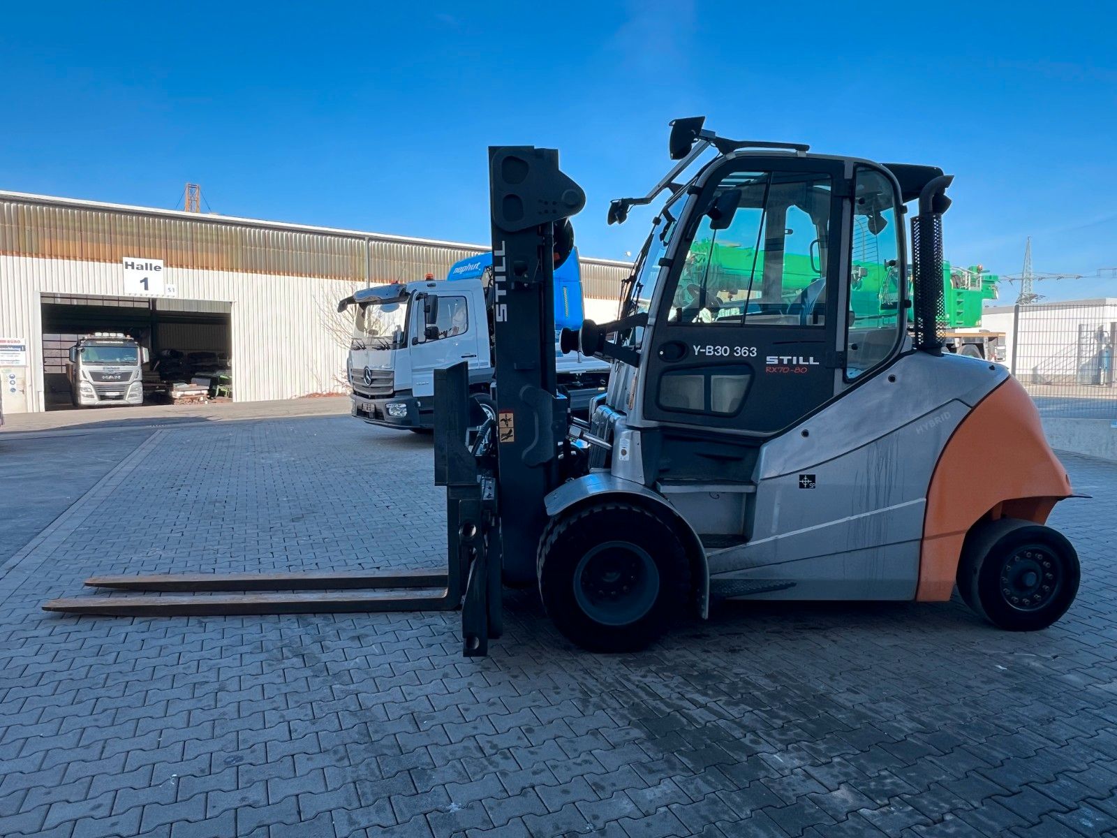 Fahrzeugabbildung Still RX70-80 / Duplex: 4.70m! / Zinkenversteller / SS