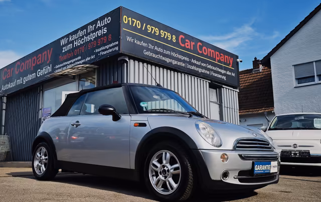 MINI ONE Cabrio /1.6/Pepper/Klima/Rentner/Tüv/1/2028