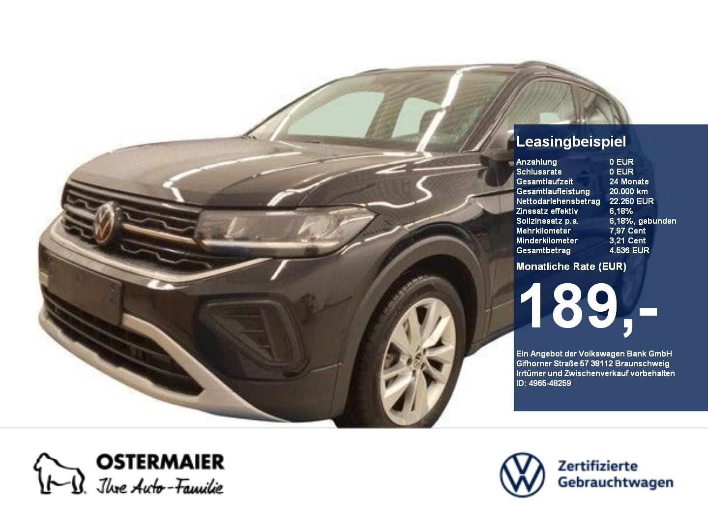 Volkswagen T-Cross LIFE 1.0TSI 95PS NAVIPRO.KAMERA.LED.SHZG