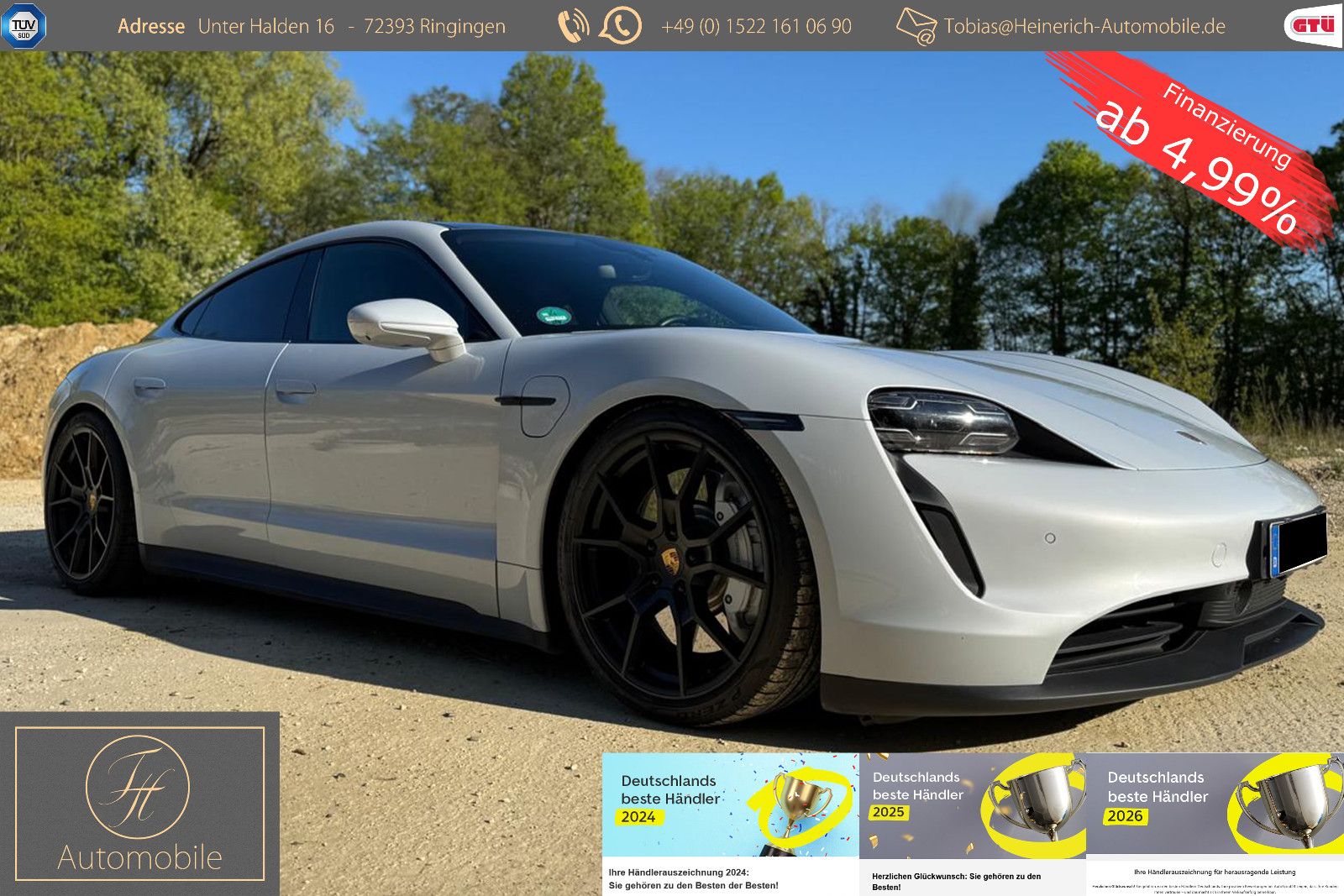 Porsche Taycan 4 S*Chrono*Vectoring*Pano*Luft*Matrix*HUD