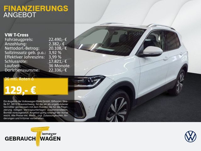 Volkswagen T-Cross 1.0 TSI DSG STYLE NAVI SITZHZ IQ.LIGHT P