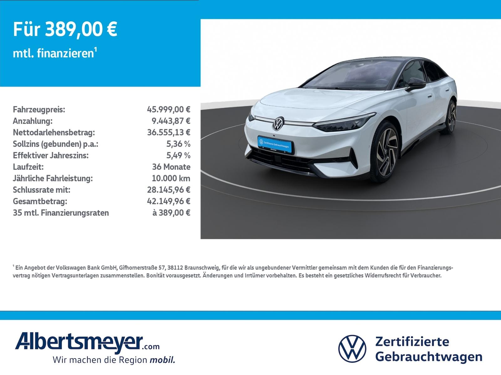Volkswagen ID.7 Pro +AREA-VIEW+MATRIX+HEAD-UP+NAVI