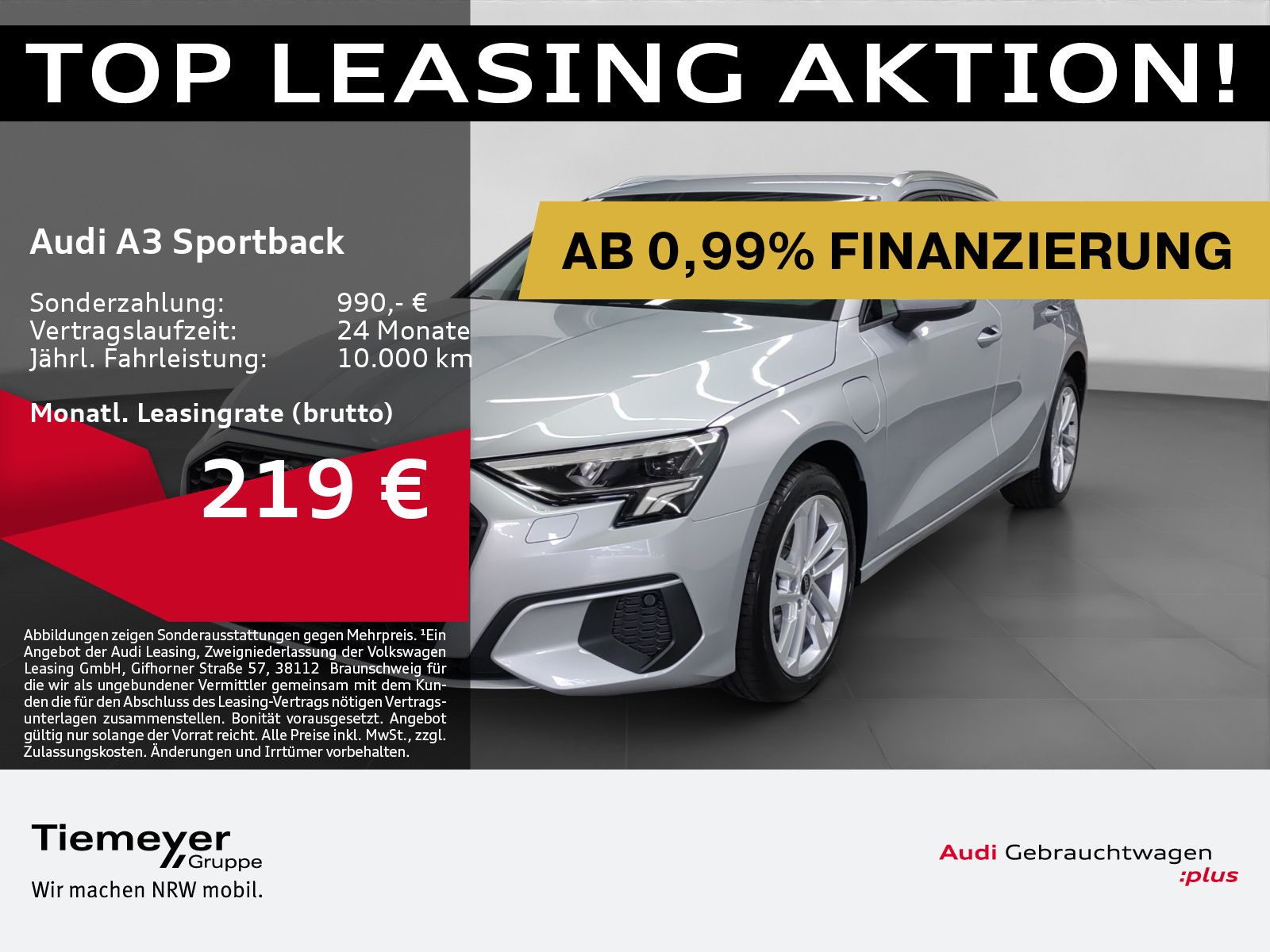 Audi A3 Sportback 40 TFSIe LED KAMERA ACC NAVI SOUND